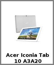 Acer Iconia Tab 10 A3A20