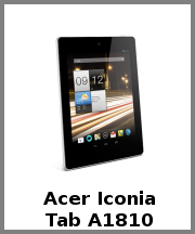 Acer Iconia Tab A1810