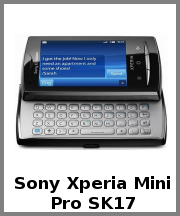 Sony Xperia Mini Pro SK17