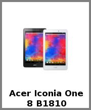 Acer Iconia One 8 B1810